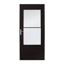 Light Retractable Aluminum Storm Door