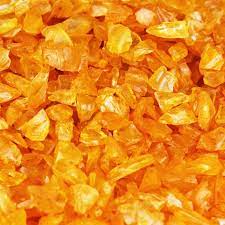 Orange Crushed Glass Gravel Substrate