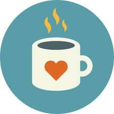 Coffee Love Hot Tea Mug Glass Cup Blue