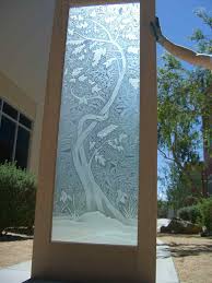 Glass Doors Frosted Glass Front Entry