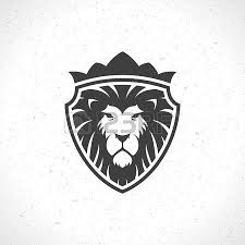 Lion Face Icon Emblem Template For
