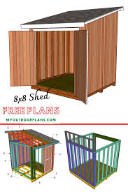 8x8 Lean To Shed Free Diy Plans
