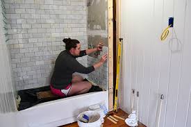 Tile A Bathroom With Marble Subway Tiles