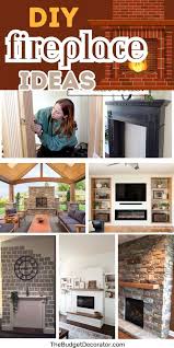 Diy Fireplace Ideas Makeovers Mantels