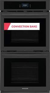 27 Double Electric Wall Oven Black