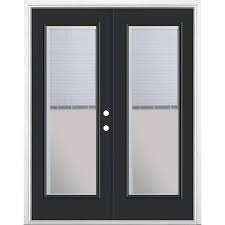 Mini Blind Patio Door In Vinyl Frame