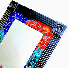 Mosaic Wall Mirror Framed Mosaic