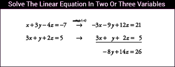 Solving Linear Equations In Two Or