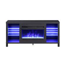Parkview 60in Matte Black Fireplace
