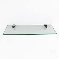Clear Tempered Glass Rectangular Shelf