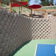 Concrete Block Retaining Wall