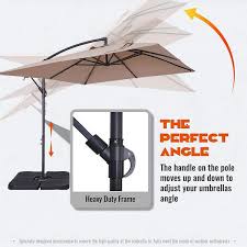 Steel Cantilever Tilt Patio Umbrella