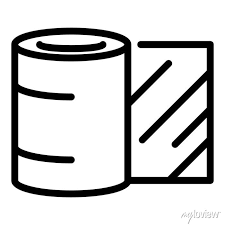Paper Roll Icon Outline Paper Roll