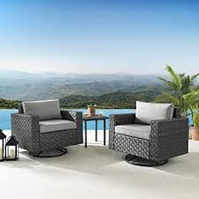 Art Leon Outdoor Swivel Patio Chairs