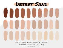 Procreate Color Palette Golden Sand