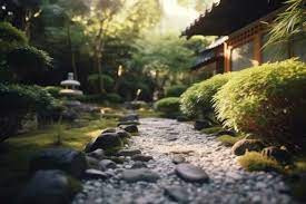 Tranquil Japanese Zen Garden With