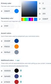 Edit Your Logo Favicon And Brand Colors