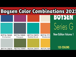 Boysen Series G Color Palette Part 1