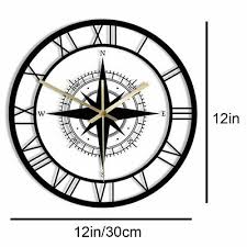 Nautical Compass 12in Small Roman