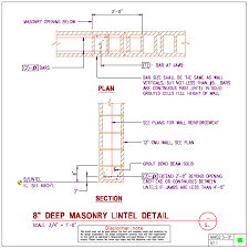 ma02 5 masonry lintel details for 12