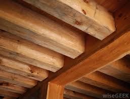 solid pine and spruce beams top timber