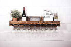 Wine Glass Rack Wall Mounted Wine Rack