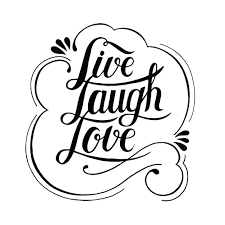 Live Laugh Love Typography Design