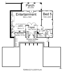 Colonial House Plan With 4 Bedrooms And