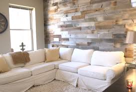 Reclaimed Wood Wall In Urban Apartment