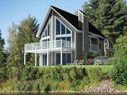 Two Story Waterfront House Plan