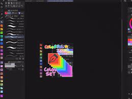 Colorful Icons Clip Studio Assets