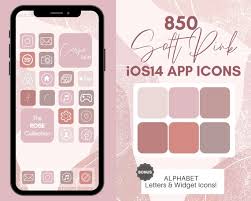 Pink App Icons Ios 14 App Icon Bundle