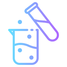 Chemical Reaction Generic Gradient Icon