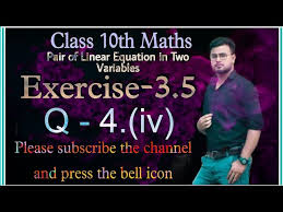 Class 10 Maths Exercise 3 5 Question 4