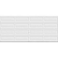Clopay 111184 Classic Collection 16 Ft X 7 Ft Non Insulated Solid White Garage Door