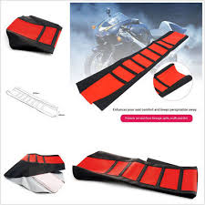 Red Black Motorcycle Atv Seat Cover