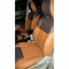 Pu Leather Brown Xuv 500 Car Seat Cover