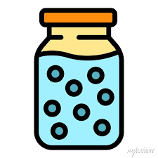 Glass Jar Icon Outline Preserves