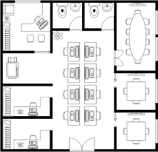 Regular Office Floor Plan Denah