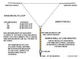 random lenght delta loop antenna