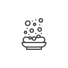 Soap Dish Outline Vector Icon Symbol