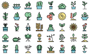 Plants Icon Outline Style 8902995