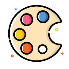 Painting Palette Icon Office Iconpack