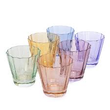 Estelle Colored Glass Sunday Lowball