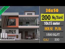 200 Sq Yard House Design 3d 1800 Sq