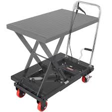 Vevor Hydraulic Lift Table Cart 500 Lbs