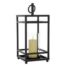 Black Metal Decorative Candle Lantern