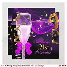 Purple Champagne Invitation Zazzle