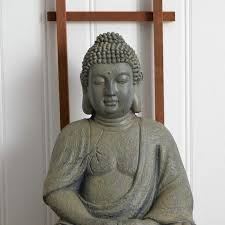 Nearly Natural Buddha Statue Indoor Outdoor
