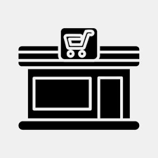 Icon Minimarket Building Elements